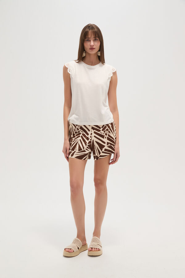 REMERA PITTA MARFIL  / OFF WHITE image number null