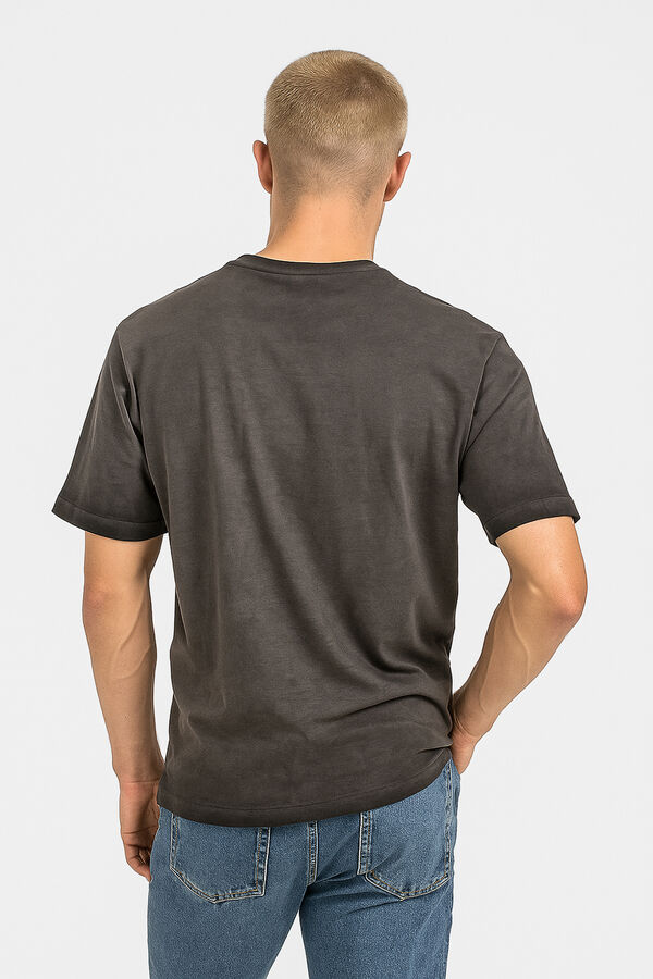 REMERA MEMEN GRIS OSCURO