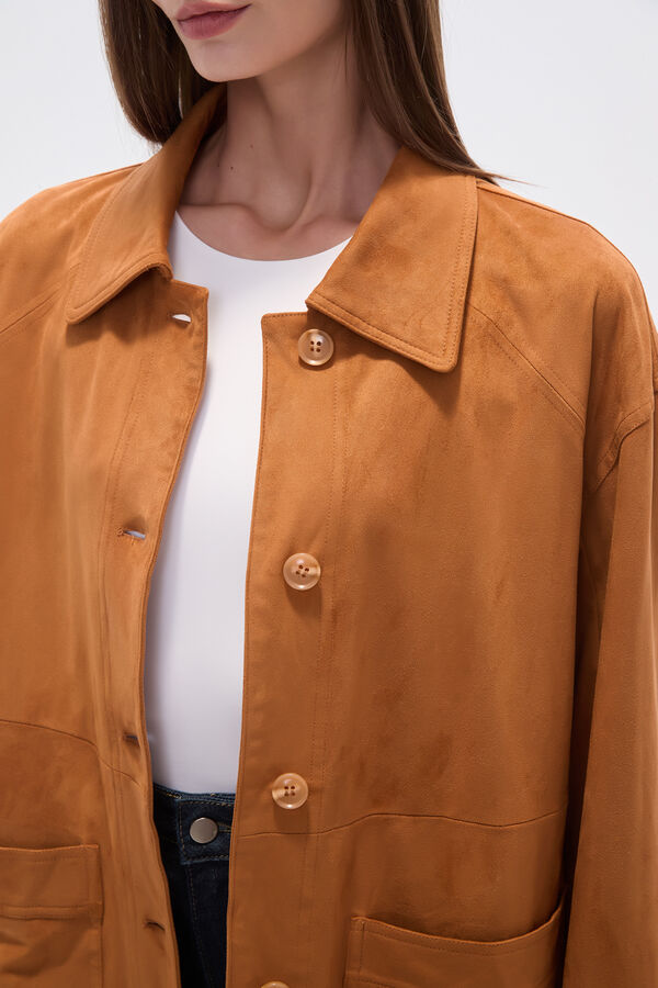 CHAQUETA OLVE CARAMELO image number null