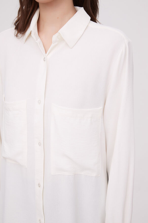 CAMISA MECHI CRUDO / NATURAL image number null