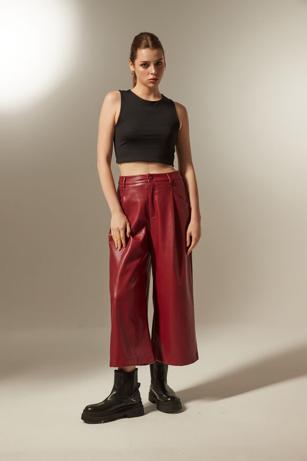PANTALON CONSTAN BORDEAUX image number null