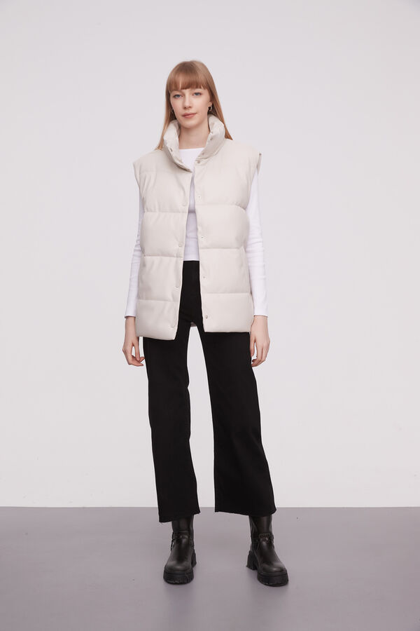 CHALECO KRISTA MARFIL  / OFF WHITE image number null