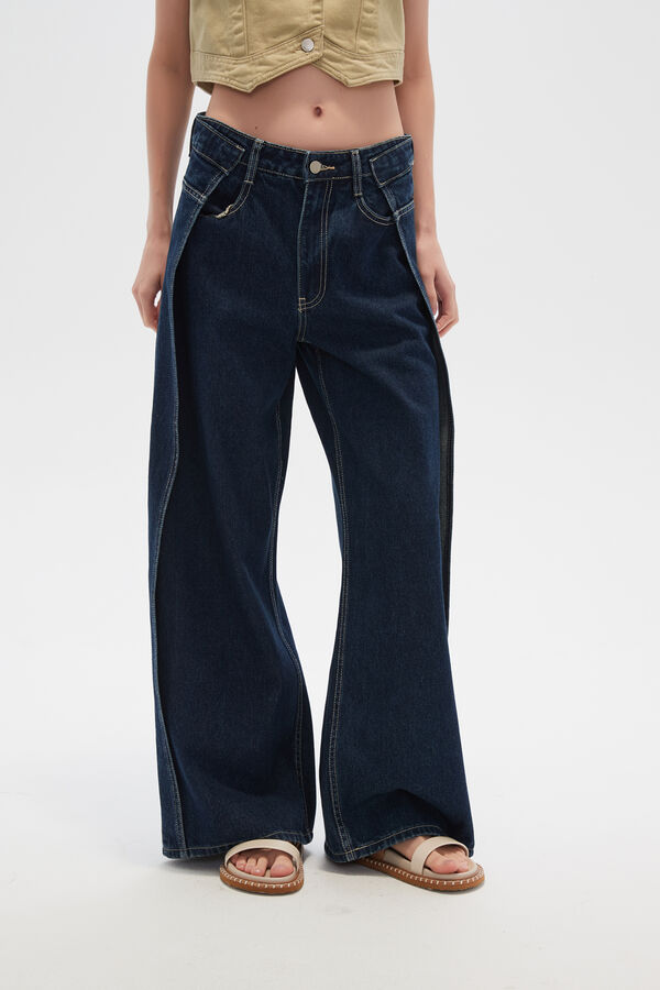 PANTALON CINDY AZUL INDIGO image number null