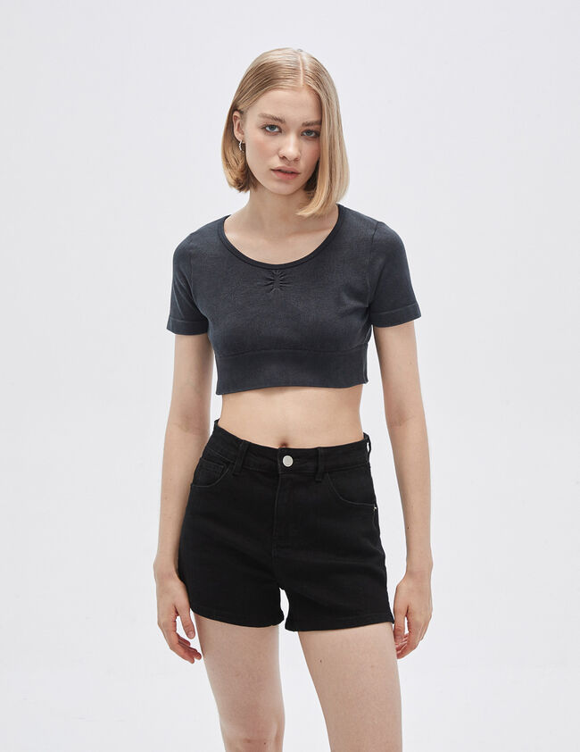 TOPS WASHY NEGRO image number null