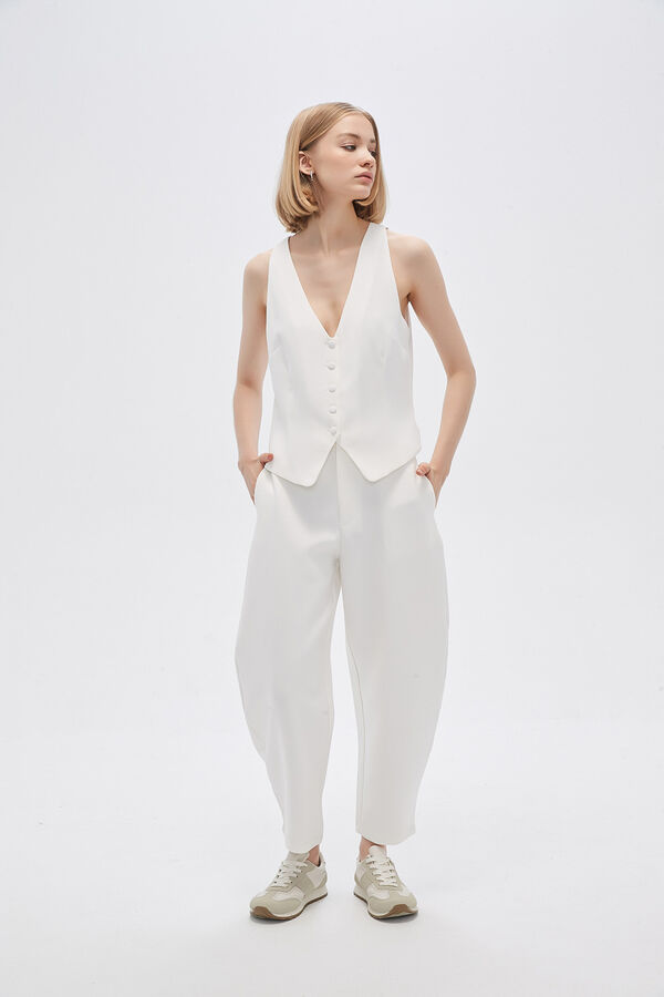 PANTALON FIENAS BLANCO image number null