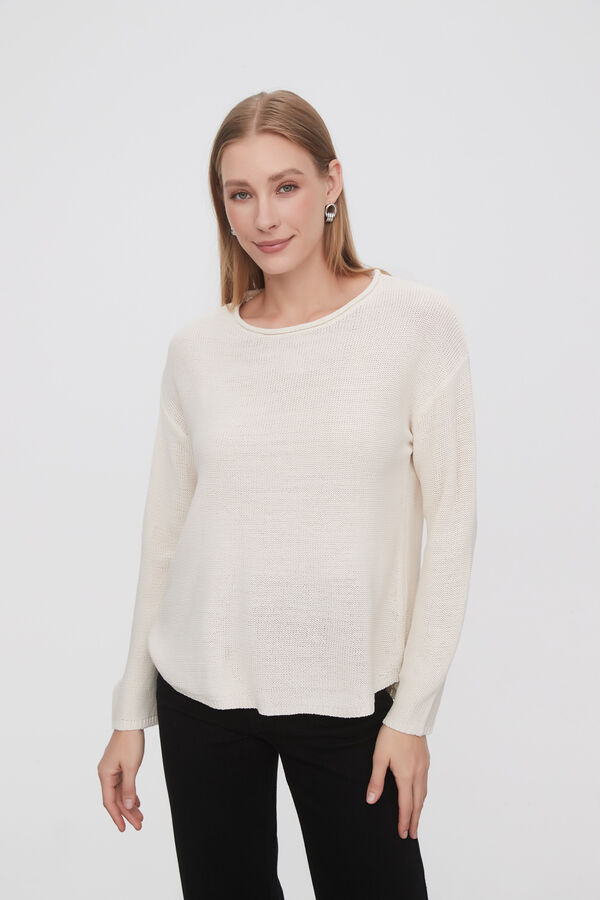 SWEATER GOBY CRUDO / NATURAL