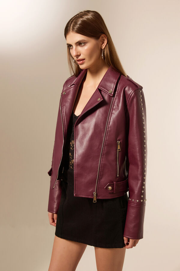 CHAQUETA CASSIAR CEREZA OSCURO image number null