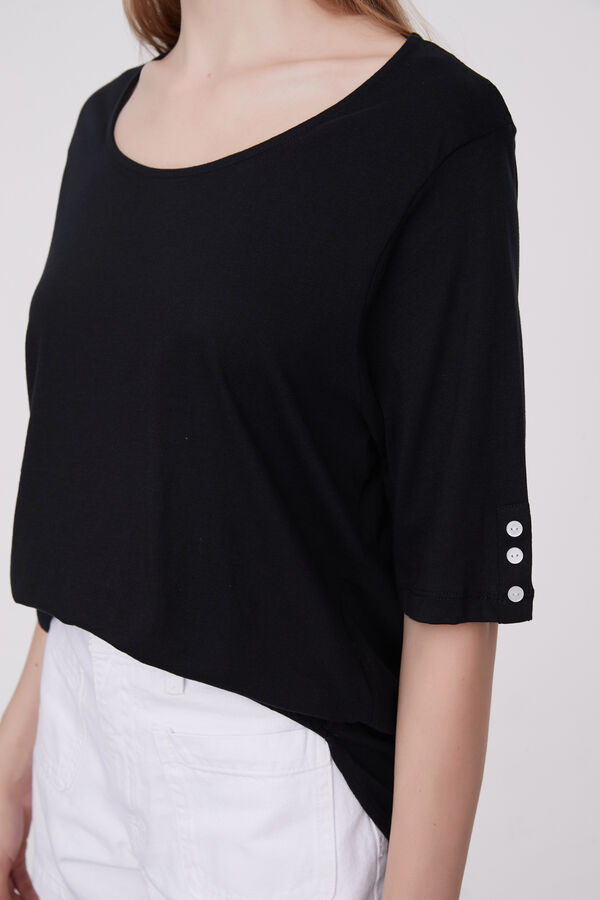 REMERA LEENA NEGRO image number null