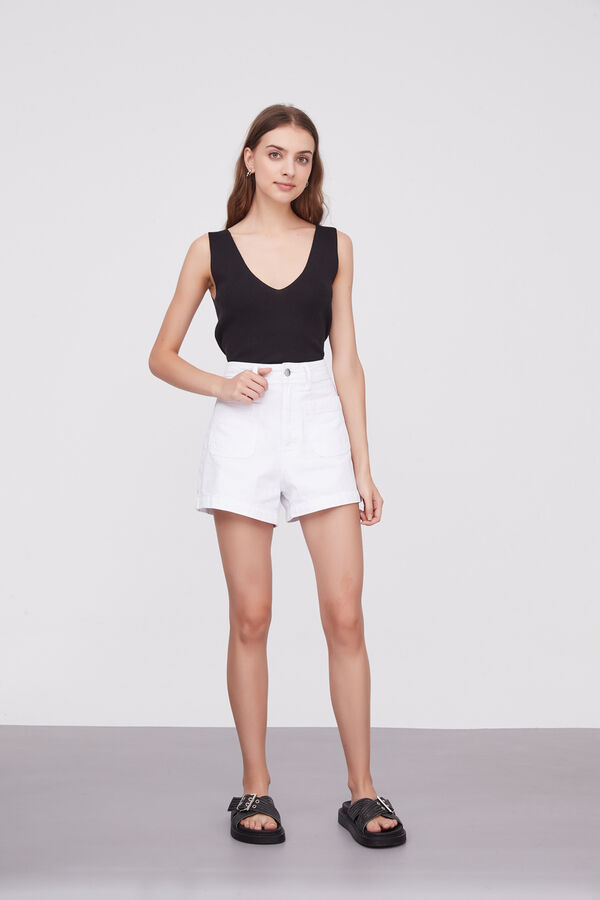 SHORT TARIANE BLANCO image number null