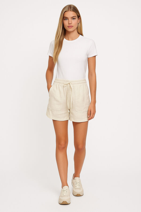 SHORT DOTIE BLANCO image number null