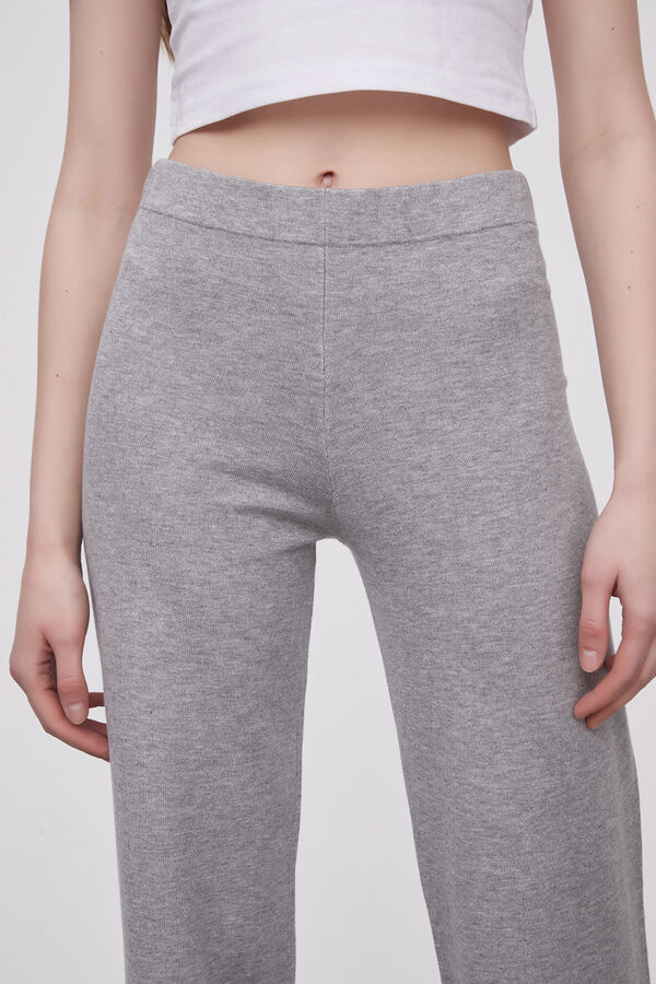 PANTALON JAMBEL GRIS MELANGE MEDIO image number null