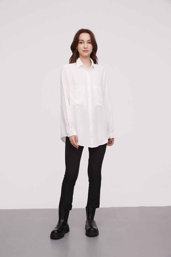 CAMISA MECHI CRUDO / NATURAL image number null