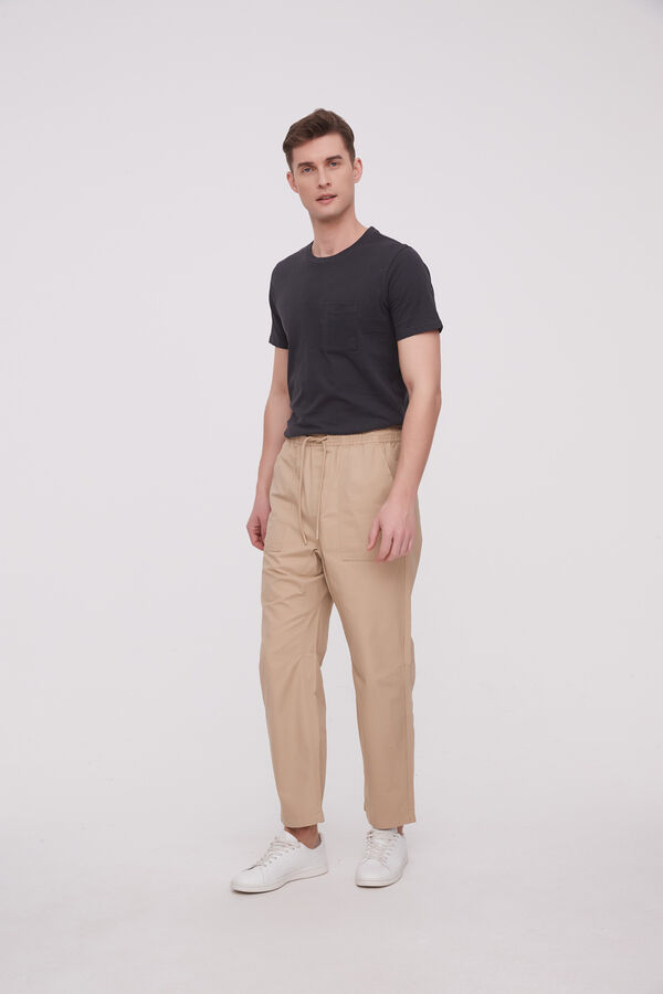 PANTALON CALVELLO BEIGE image number null