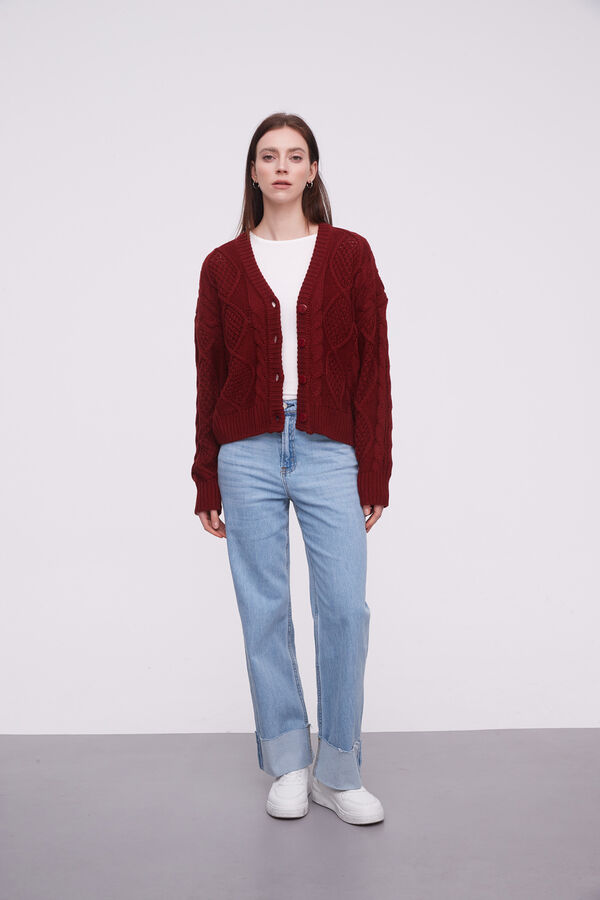 CARDIGAN BARTO BORDEAUX