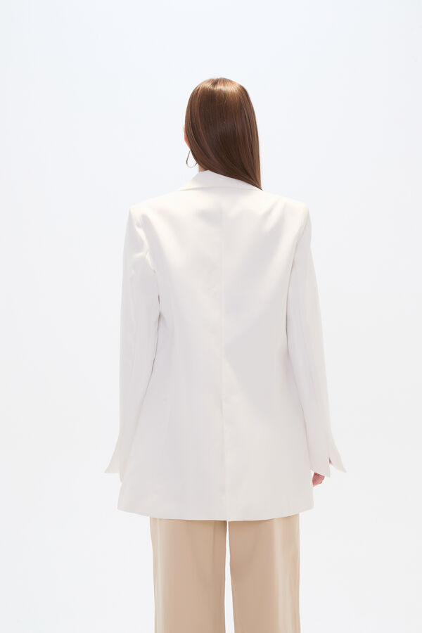 BLAZER JULIET MARFIL  / OFF WHITE image number null