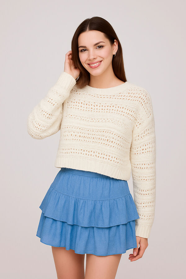 SWEATER SIVEN BLANCO image number null