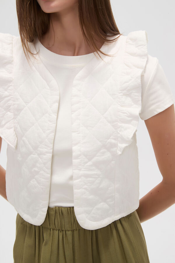 CHALECO BUFIMA BLANCO image number null