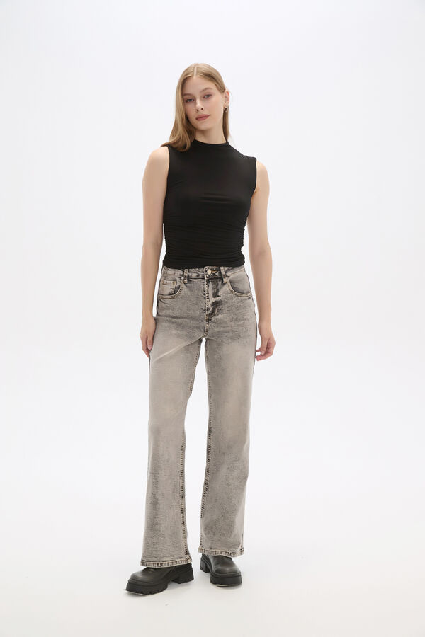 PANTALON GEILAN GRIS CLARO image number null