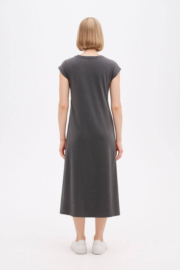 VESTIDO CILLIAN GRIS OSCURO image number null