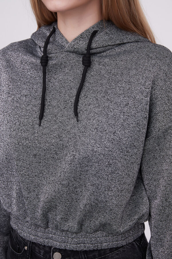 SUDADERA BATIN GRIS OSCURO