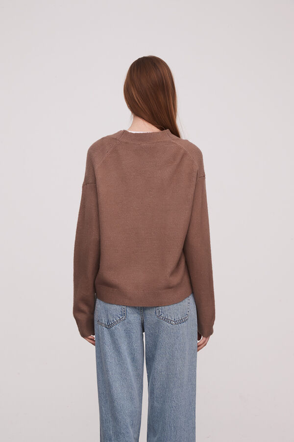 CARDIGAN SPATZ TAUPE / MINK / VISON