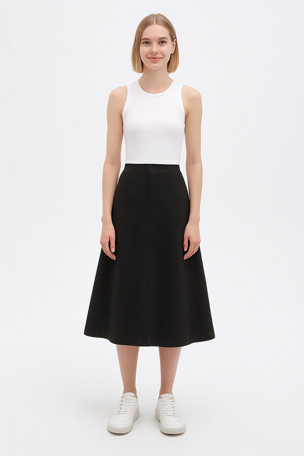 FALDA AUNIN NEGRO image number null