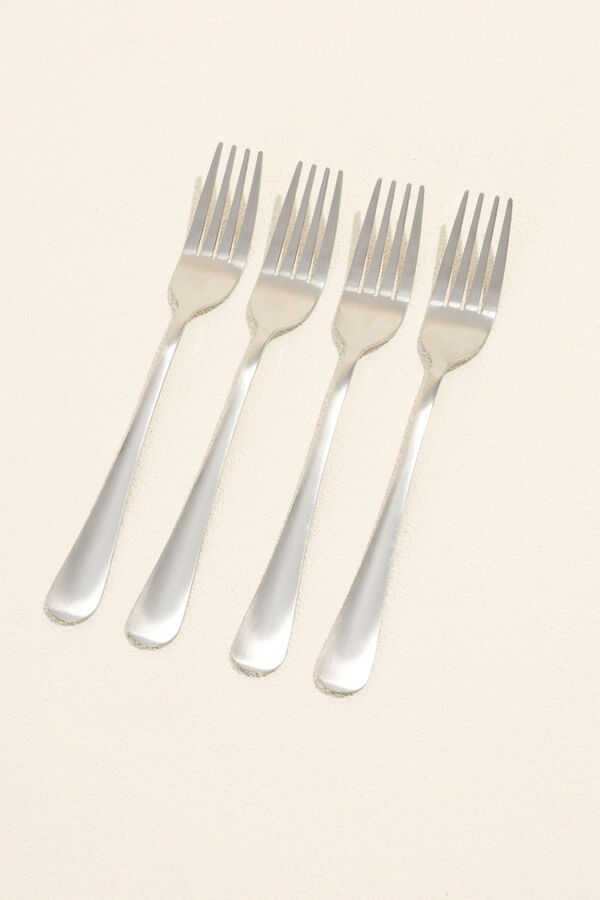 Tenedor Olivo Set 4 un. Plateado COLOR UNICO image number null