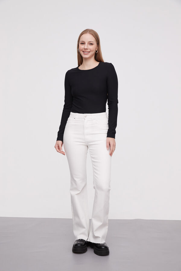 PANTALON COSTORO MARFIL  / OFF WHITE image number null