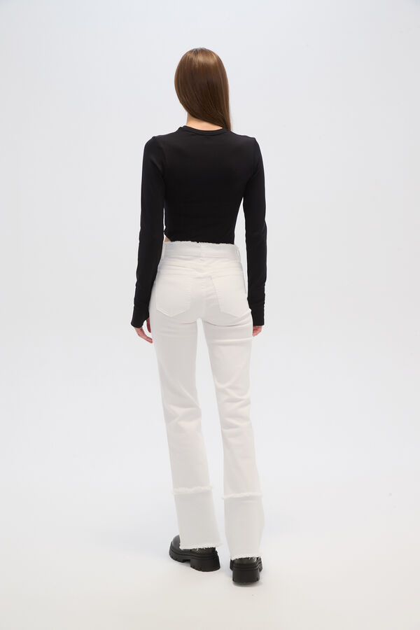 PANTALON BASCERA MARFIL  / OFF WHITE image number null
