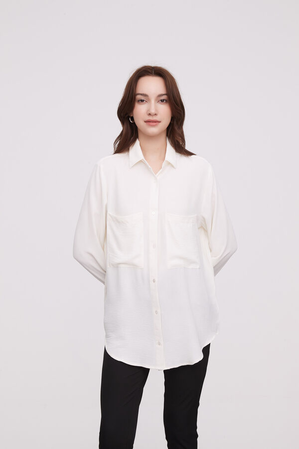 CAMISA MECHI CRUDO / NATURAL image number null