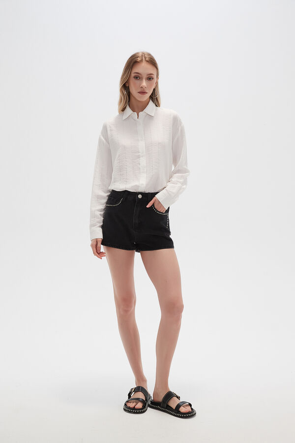 SHORT SHERIDAN GRIS OSCURO image number null