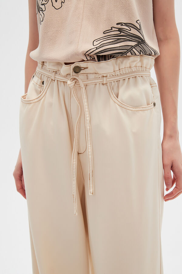 PANTALON RAVON CRUDO / NATURAL image number null