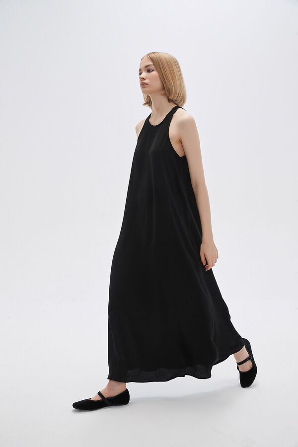 VESTIDO ALBAREDA NEGRO image number null