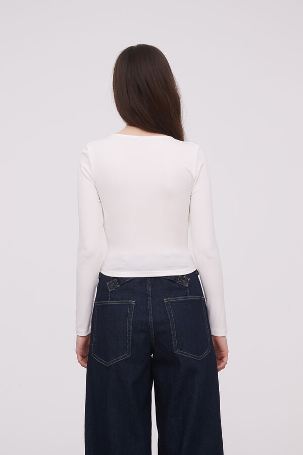 REMERA KISEL MARFIL / OFF WHITE