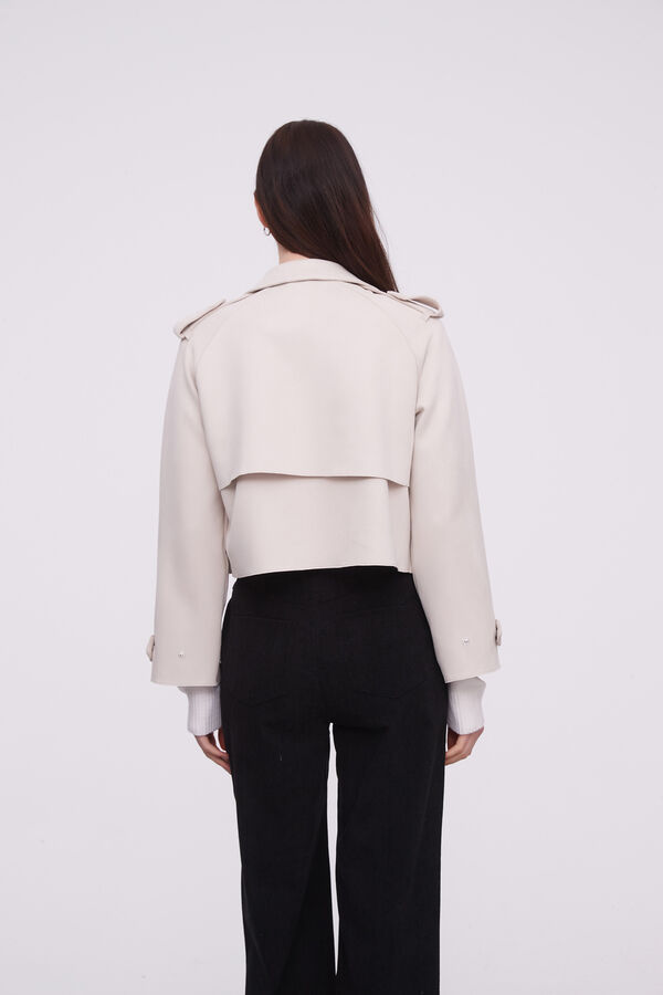 CHAQUETA GUYA CRUDO / NATURAL image number null