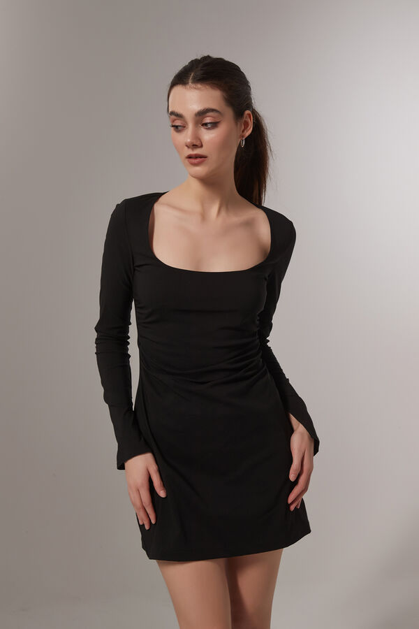 VESTIDO FANFA NEGRO image number null