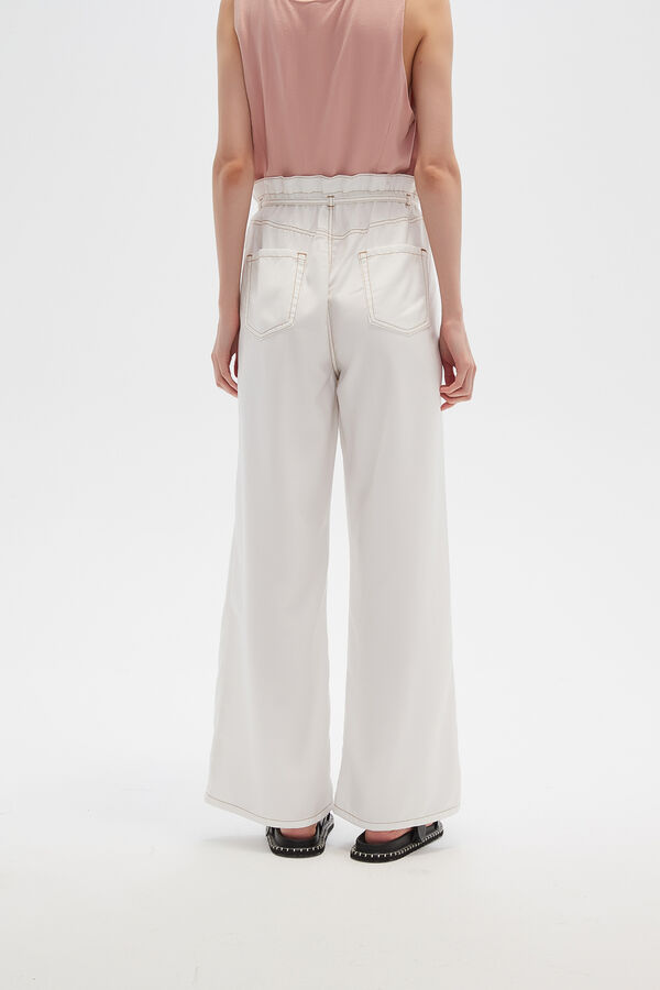 PANTALON RAVON BLANCO