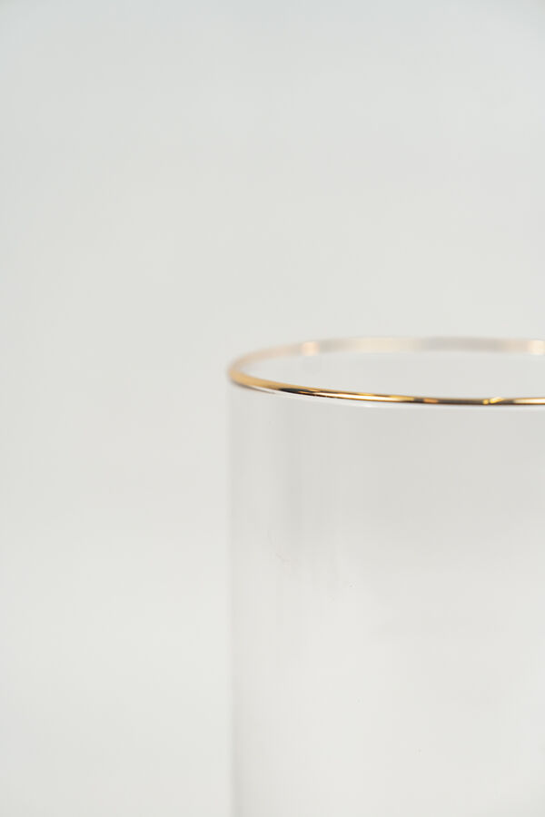 Florero Rosin Borde dorado COLOR UNICO image number null