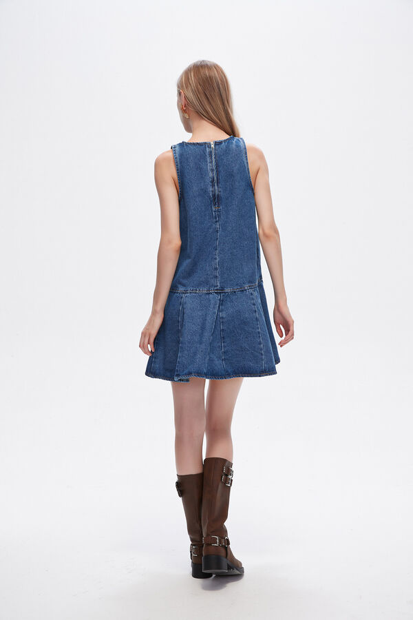 VESTIDO SUAMA AZUL MEDIO image number null