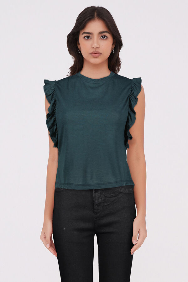 REMERA DHANIELA PETROLEO OSCURO image number null