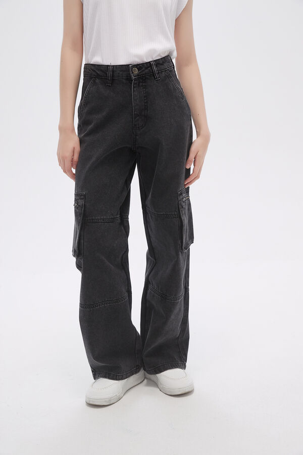 PANTALON APPARAT GRIS OSCURO image number null