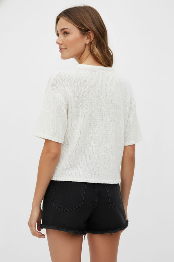 REMERA DANUM MARFIL  / OFF WHITE image number null