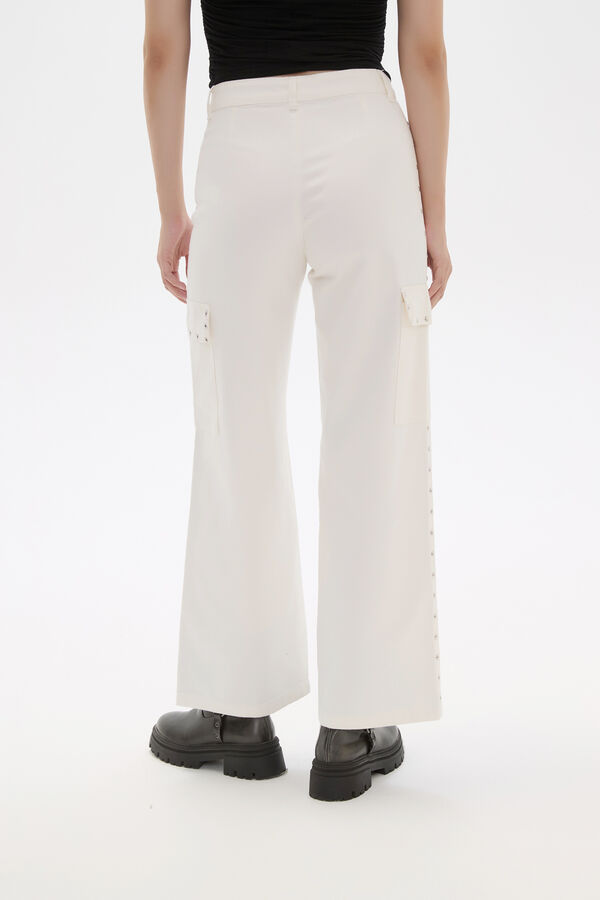 PANTALON BAPOR MARFIL  / OFF WHITE image number null