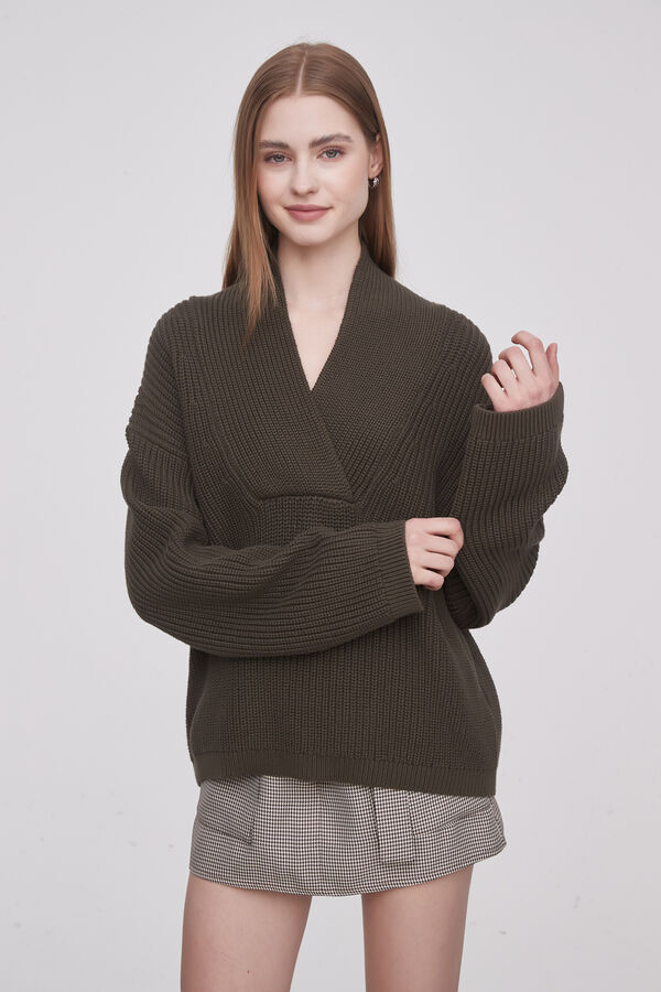 SWEATER GOMBE GRIS MEDIO image number null