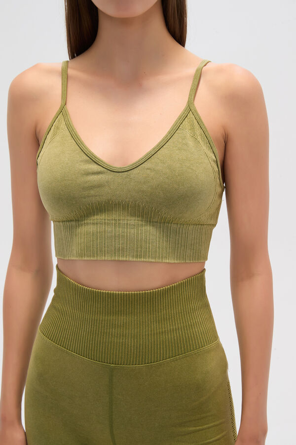 TOPS LILIEN VERDE OLIVA image number null