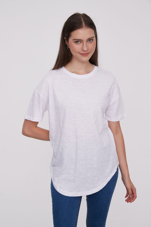 REMERA CHRISTALLINE BLANCO image number null