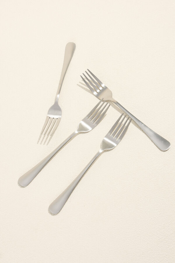 Tenedor Olivo Set 4 un. Plateado COLOR UNICO image number null