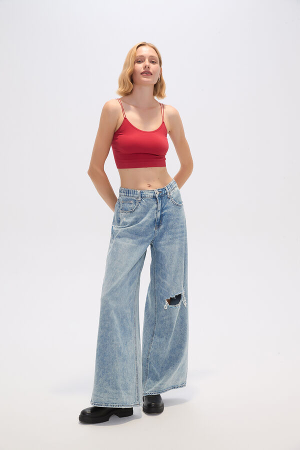 PANTALON BAUSEA CELESTE GRISACEO image number null