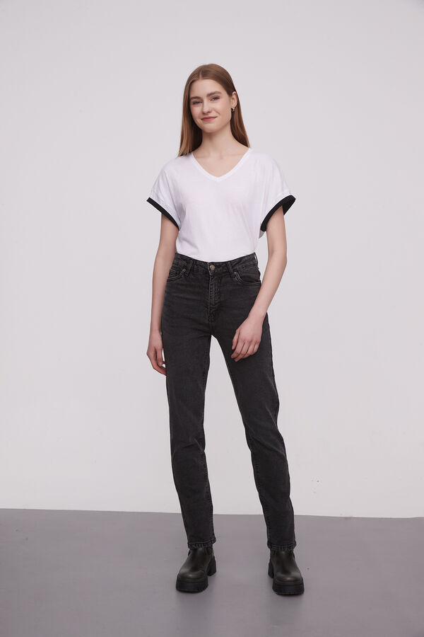 PANTALON LILIOS GRIS MEDIO image number null
