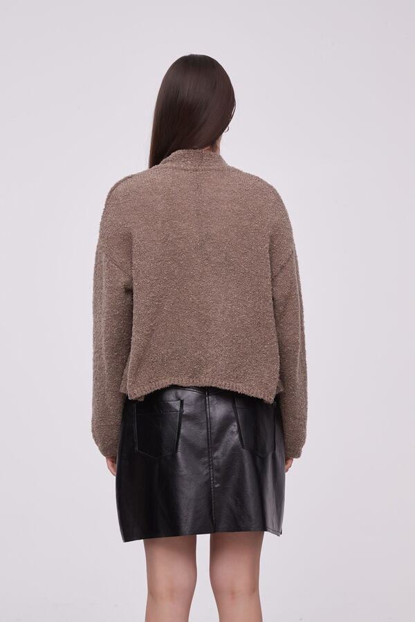 CARDIGAN CALIN TAUPE / MINK / VISON